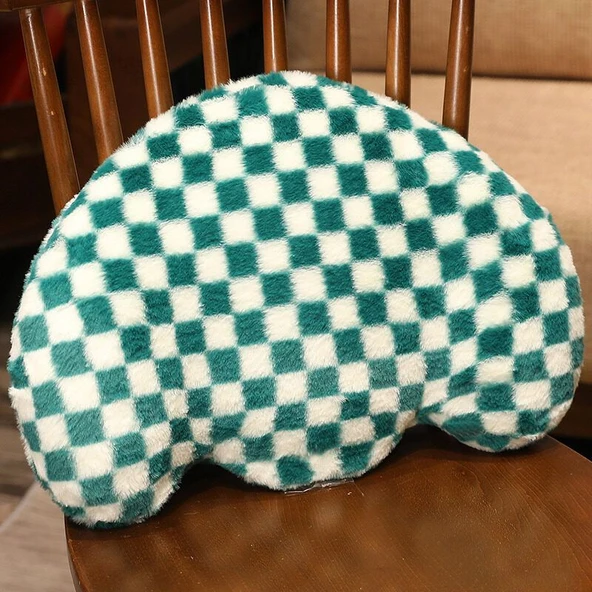 Ekose Bulut Bel Yastığı - Çimen Yeşili - 45x32x13cm - 4