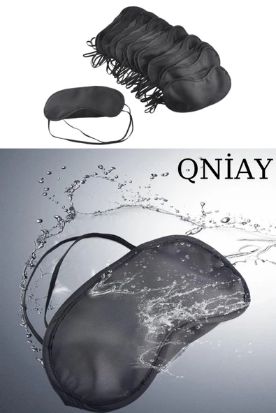 QNİAY 4 Adet Kamp Outdoor Uyku Göz Bantı - Resim 3