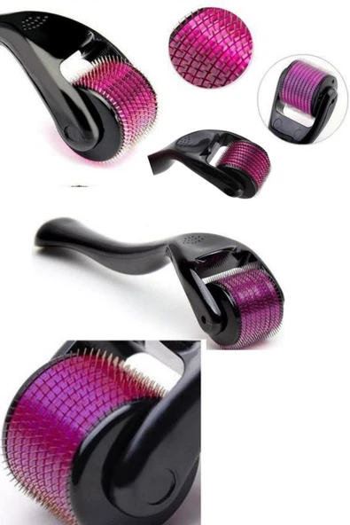 QNİAY Dermaroller 540 Iğneli Derma Roller 0.5 Mm Iğne Cilt Yüz Vücut Yenileme Masaj Aleti - Resim 3