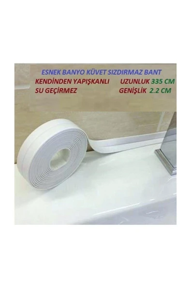 QNİAY Su Sızdırmaz Bant Mutfak Lavabo Pencere Duvar Bandı - 4