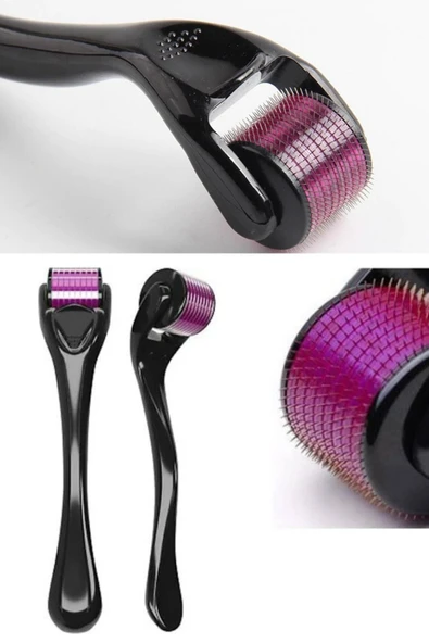 QNİAY Dermaroller 540 Iğneli Derma Roller 0.5 Mm Iğne Cilt Yüz Vücut Yenileme Masaj Aleti - 2