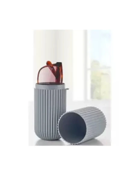 QNİAY Organizer Kutu Aksesuar Makyaj Fırçası Diş Fırçası Saklama Seyahat Seti - 3