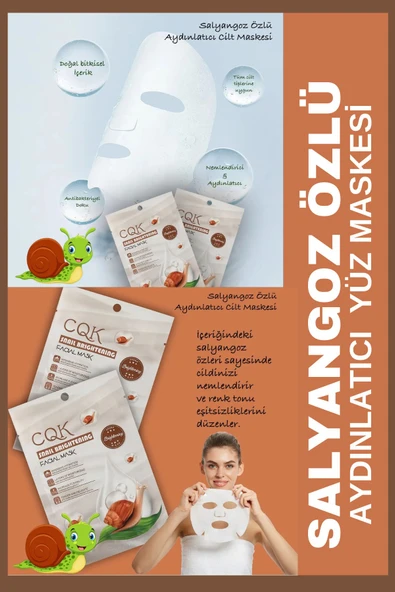 QNİAY alyangoz Maskesi Aydınlatıcı Hidrasyon Centella Asiatica Özlü Maske 1 adet 30 ml
