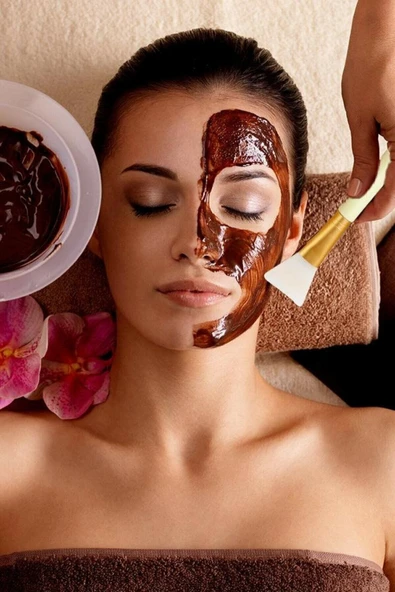 QNİAY Silikon Maske Krem Fırçası Yüz Cilt Bakım Makyaj Temizleme Fırçası - 4