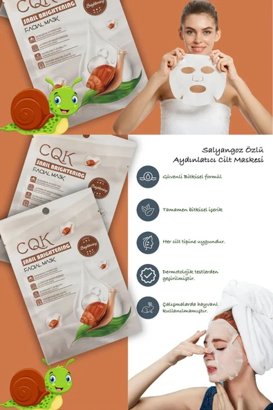 QNİAY alyangoz Maskesi Aydınlatıcı Hidrasyon Centella Asiatica Özlü Maske 1 adet 30 ml - 4