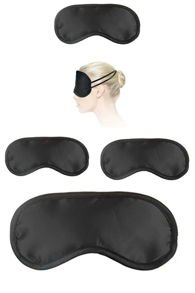 QNİAY Göz Bandı Uyku Bandı 6 Adet - 2