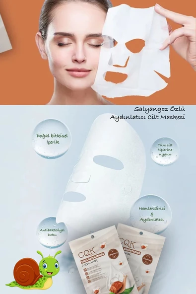 QNİAY alyangoz Maskesi Aydınlatıcı Hidrasyon Centella Asiatica Özlü Maske 1 adet 30 ml - 3