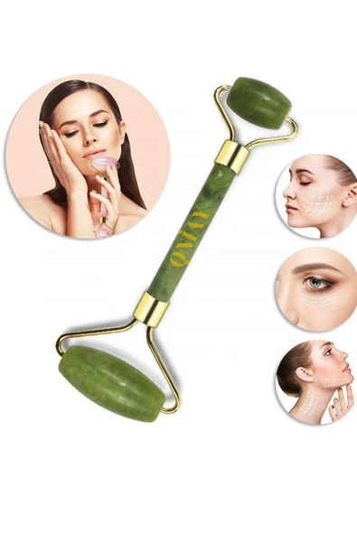 QNİAY Yeşim Taşı Masaj Aleti Roller Masaj Aleti - 4