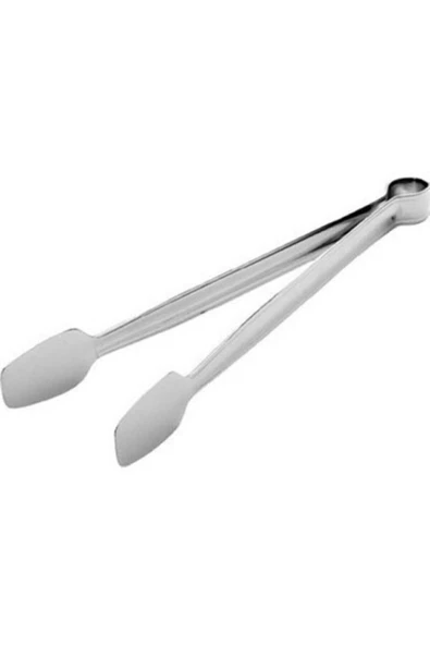 QNİAY Izgara Maşası 26 Cm Barbekü Mangal Maşası Çelik Kamp Gezi Piknik Maşası - 2