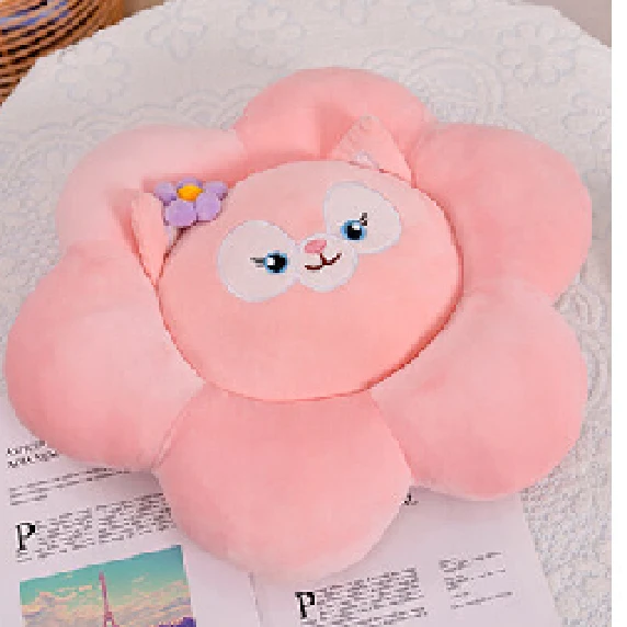 Petal Peluş Minder - Pembe Tilki Desenli - 50cm