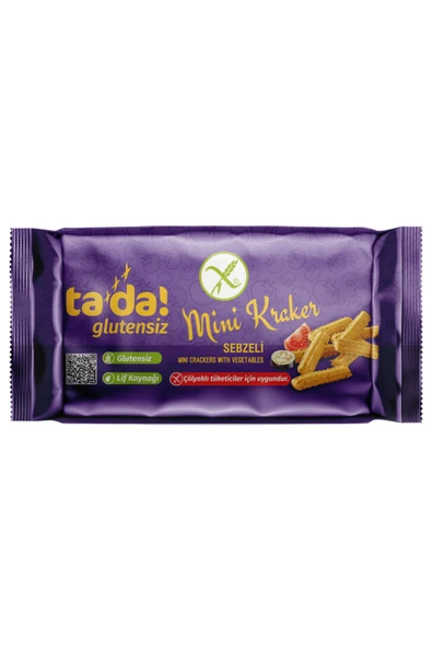 Tada Glutensiz Sebzeli Mini Kraker 85 gr