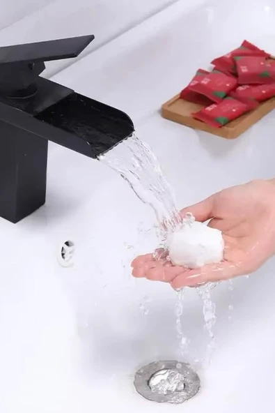 QNİAY Tek Kullanımlık Sıkıştırılmış 3 adet Yüz Mendil Kompakt Mini Kare Mendil Seyahat Havlusu - 3