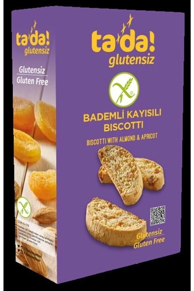 Tada Glutensiz Bademli Kayısılı Biscotti 110 G ürün görseli 1