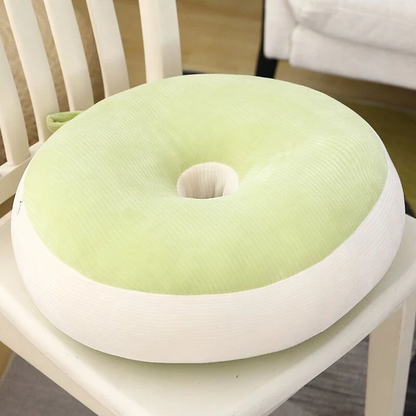 Makaron Peluş Minder - Yeşil - 80cm