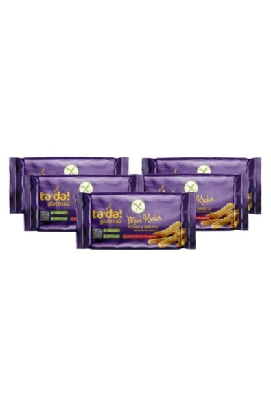 Tada Glutensiz Gluten Free Peynirli Dereotlu Mini Kraker 85 Gr (5 Adet)