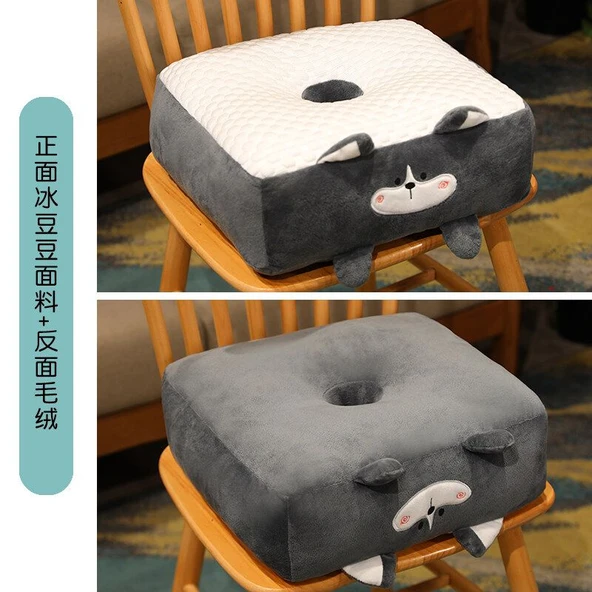Bing Dou Dou Futon Minder Peluş Oyuncak - Tost Gülümseme Kare - 40cm - 5