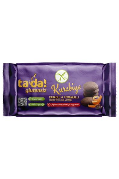 Tada Glutensiz Kakaolu Portakallı Kurabiye 100 gr ürün görseli 1