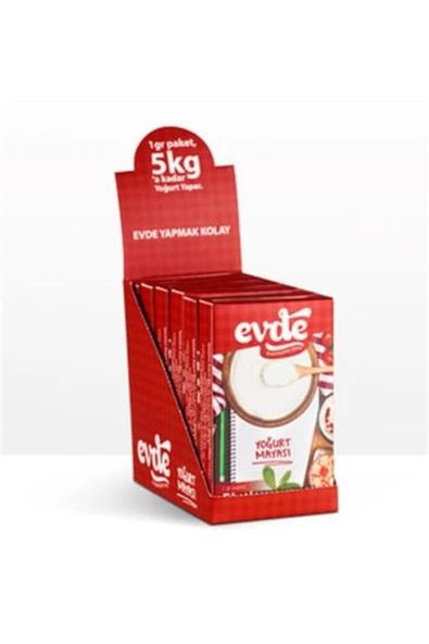 Evde Yoğurt Mayası 6’lı Paket 1 Gr. (HELAL BELGELİ)