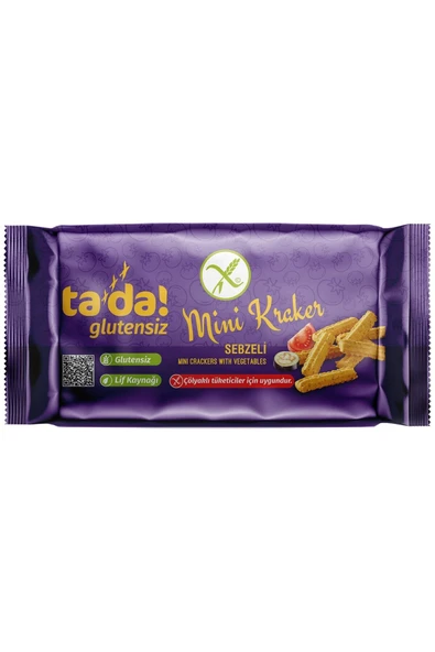 Tada Glutensiz Sebzeli Mini Kraker 85 G