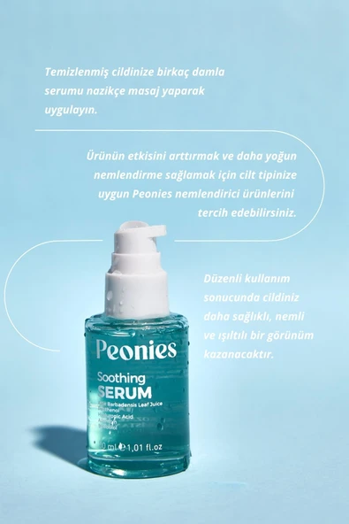 PEONİES Soothing Serum | Yoğun Nemlendirici, Yatıştırıcı Ve Onarıcı Serum | Tüm Cilt Tipleri - 2