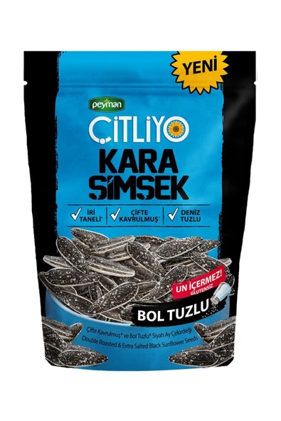 Peyman Çitliyo Kara Şimşek Bol Tuzlu 180 gr