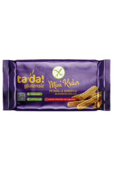 Tada Glutensiz Peynirli Dereotlu Mini Kraker 85 gr