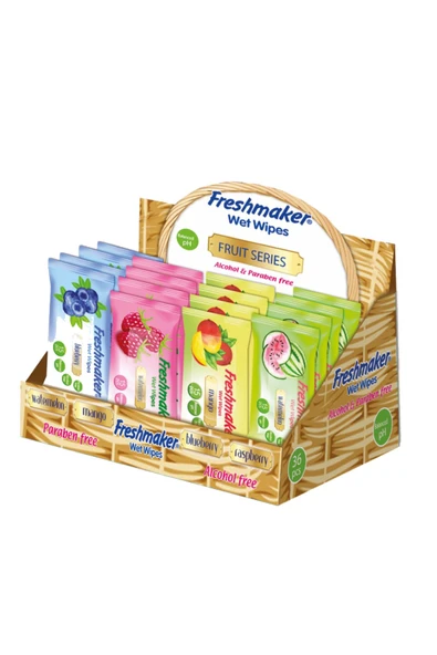 Freshmaker ıslak cep mendili meyve 15li x 36lı - 1