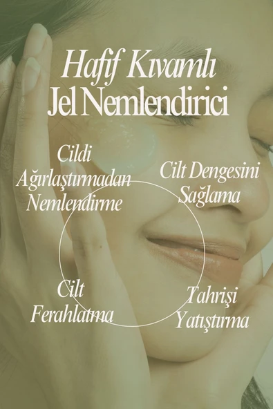 PEONİES Intense Hydration Water Gel | İnce Yapılı Su Bazlı Nemlendirici | Karma ve Yağlı Ciltler - 3