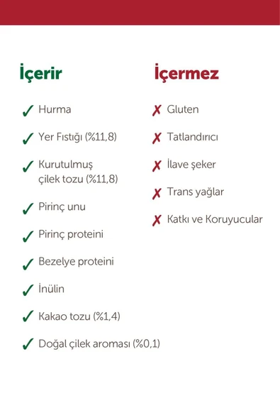 Fellas Vegan Protein Bar - Çilekli Ve Kakaolu 40g X 12 Adet - 6