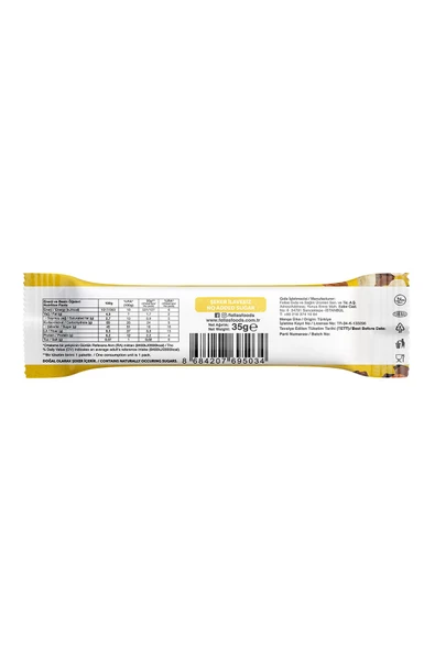 Fellas Meyve Bar - Muzlu ve Bademli 35g x 12 Adet - 4