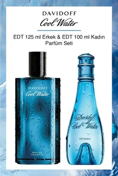 DAVİDOFF Cool Water Kadın Erkek Parfüm Seti