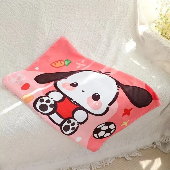 Sanrio Dondurma Serisi Plaj Havlusu - Üç Renkli - 70x140cm - 8
