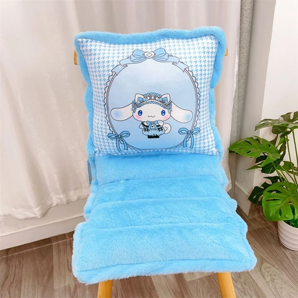 Çizgi Film Peluş Koltuk Minderi - Büyük Kulak Köpek - 90x45cm