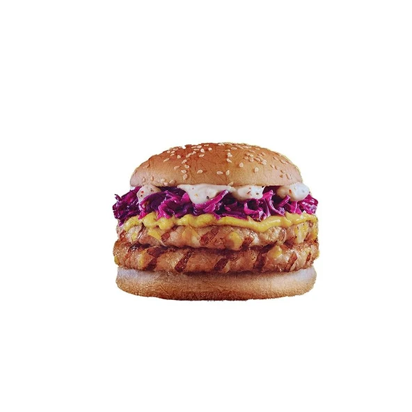 Yiyecek Desenli Battaniye - Lahana Burger - Küçük 90x70cm - 12