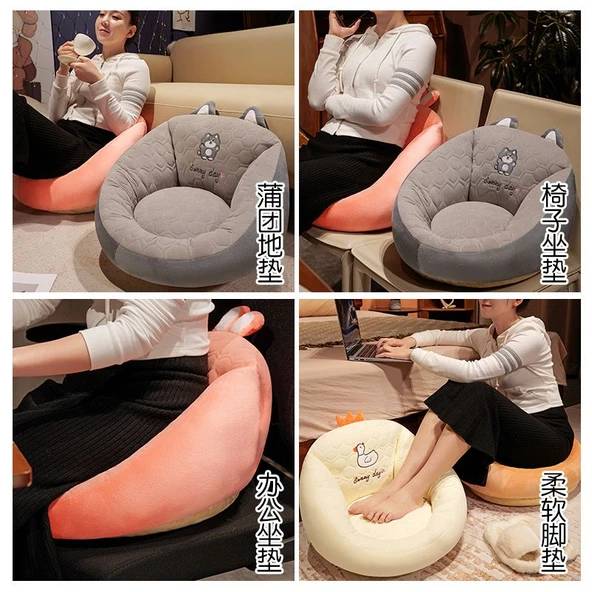 Sıcak Lateks Futon Koltuk Minderi - Tost - 50x35cm - 6