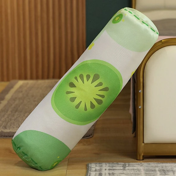 Yaz Meyvesi Buz İpek Yastık - Kivi - 125cm