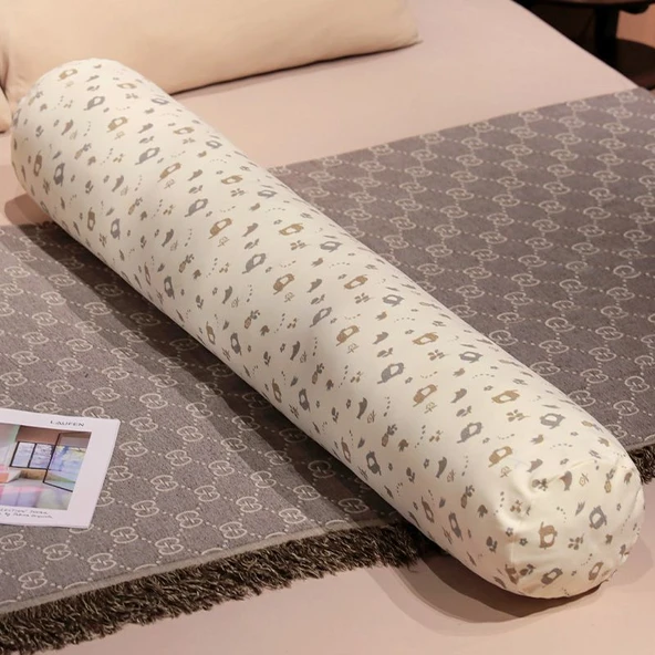 A Sınıfı Bebek ve Anne Pamuklu Uzun Yastık - Küçük Fil - 100cm
