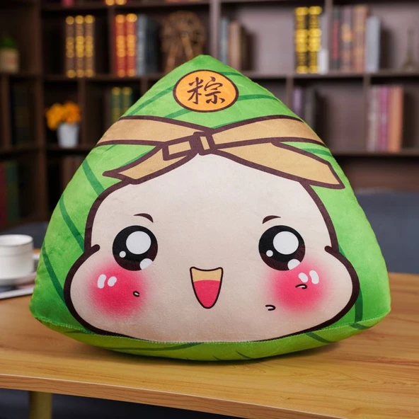 Zongzi Peluş Yastık - Sevimli (3D) - 40cm