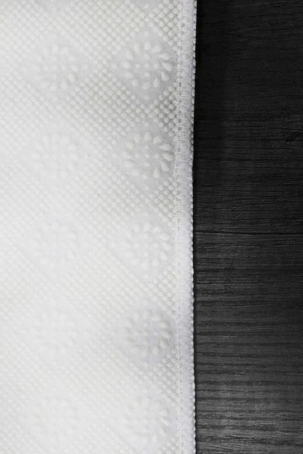 Etnik Desen Dot Taban Dijital Baskılı Halı  BEJ 80X200 - 3