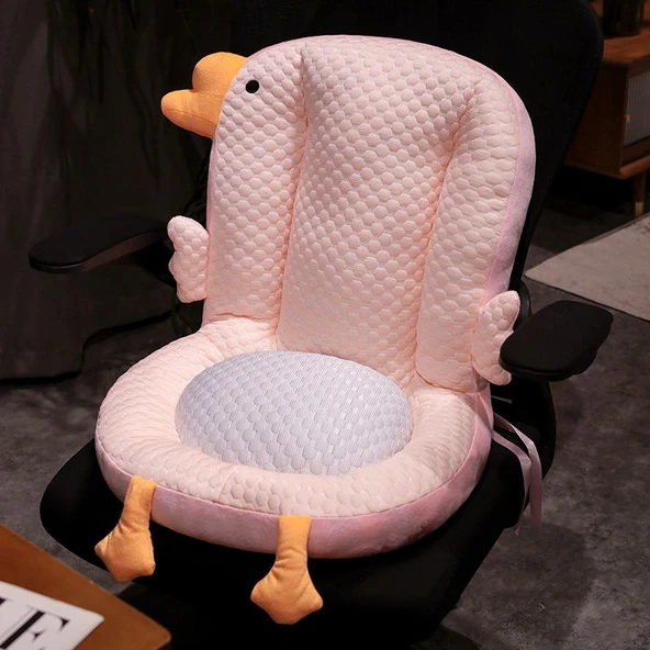 Peluş Minder - Pembe - 75x45cm