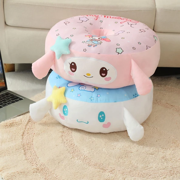 Çizgi Film Peluş Yastık - Kuromi - 45cm - 9