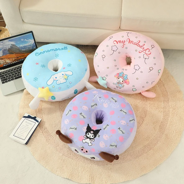 Çizgi Film Peluş Yastık - Kuromi - 45cm - 10