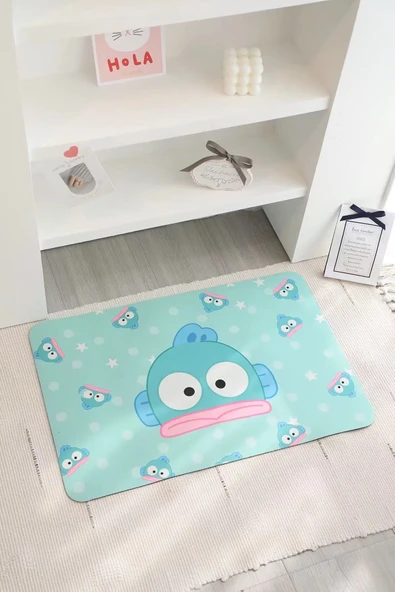 Çizgi Film Desenli Peluş Halı - Pochacco - Tek Boyut - 6