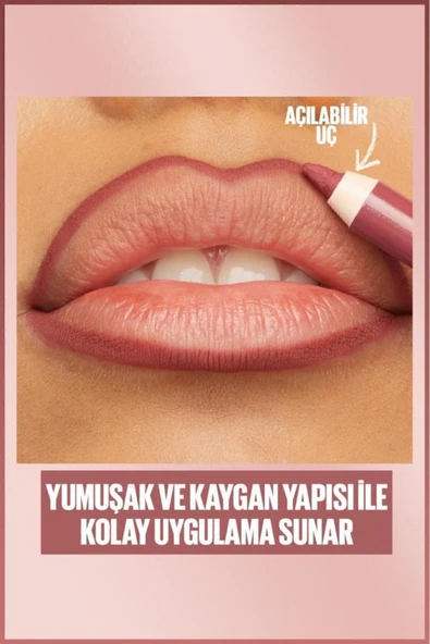 MAYBELLİNE NEW YORK Lifter Liner Pembe Tonlu Dudak Kalemi- 06 Line Leader - 3