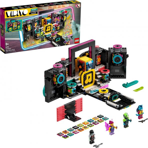Lego Vidiyo™ The Boombox 43115 Yapım Seti Oyuncağı Çocukları Kendi Müzik Kliplerini Yönetmeye ve Oynamaya Teşvik Edin (996 Parça)