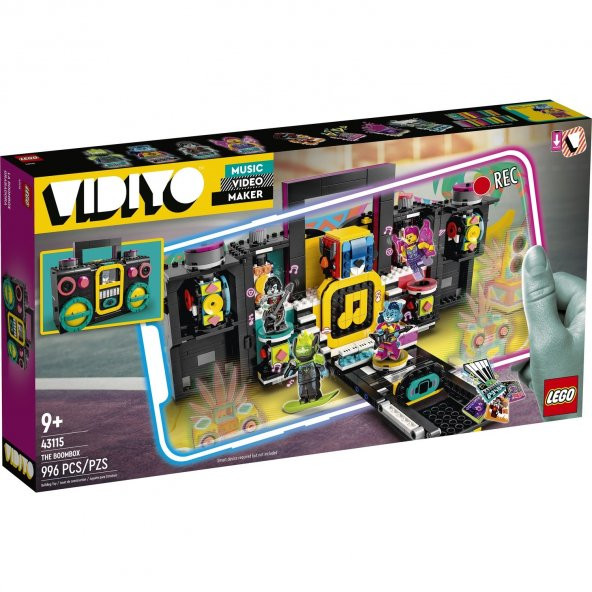 Lego Vidiyo™ The Boombox 43115 Yapım Seti Oyuncağı Çocukları Kendi Müzik Kliplerini Yönetmeye ve Oynamaya Teşvik Edin (996 Parça) - 3