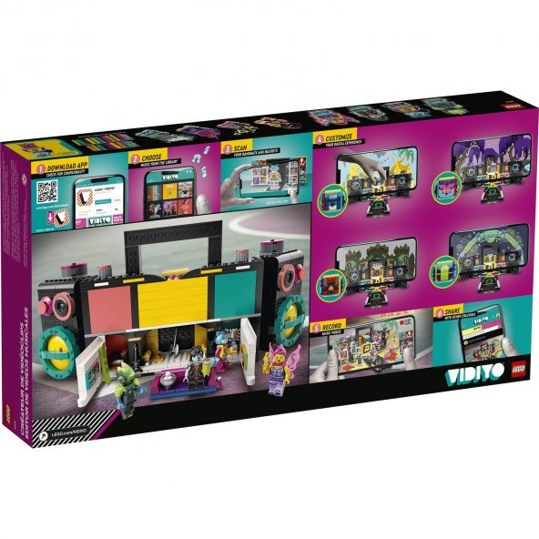 Lego Vidiyo™ The Boombox 43115 Yapım Seti Oyuncağı Çocukları Kendi Müzik Kliplerini Yönetmeye ve Oynamaya Teşvik Edin (996 Parça) - 4