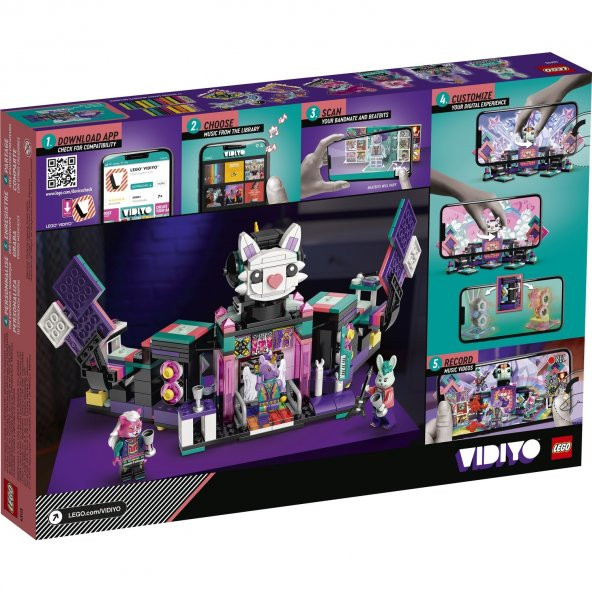 LEGO® Vidiyo™ K-Pawp Concert 43113 Yapım Seti Oyuncağı Çocukları Kendi Müzik Kliplerini Yönetmeye ve Oynamaya Teşvik Edin (514 Parça) - Resim 4