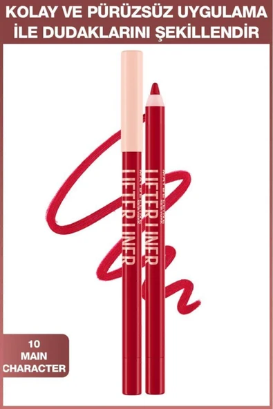 MAYBELLİNE NEW YORK Lifter Liner Kırmızı Dudak Kalemi- 10 Main Character