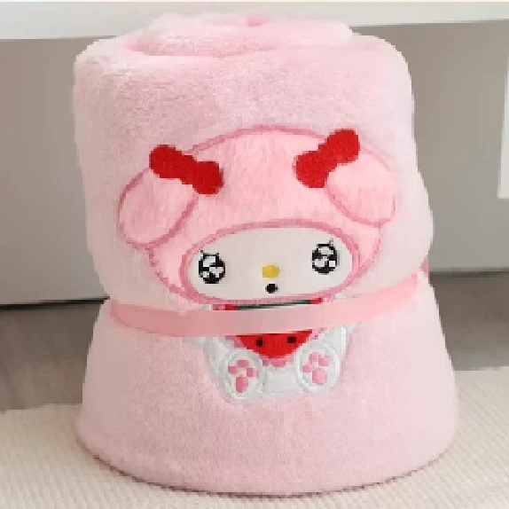 Çizgi Film Peluş Battaniye - Pembe My Melody - 150x100cm